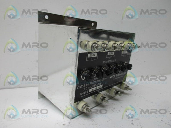 CII TECHNOLOGIES D101-6X CLOSE DIFFERENTIAL RELAY  NSNP