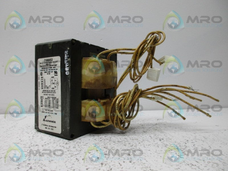 ADVANCE 71A8453 TRANSFORMER  UNMP