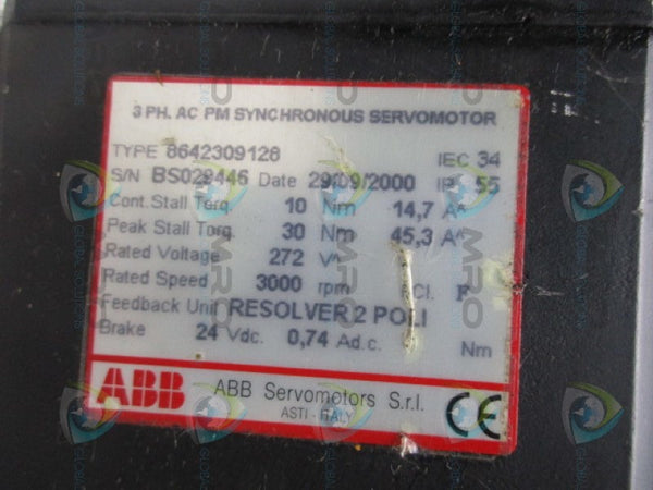ABB 8642309128 SYNCHRONOUS SERVOMOTOR  UNMP