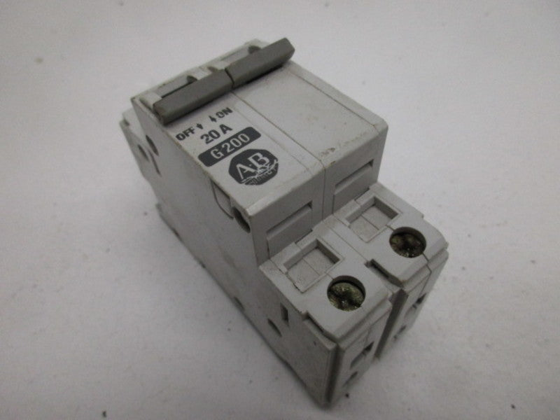 ALLEN BRADLEY 1492-CB2G200 SER. B CIRCUIT BREAKER 20A  UNMP
