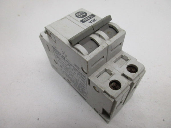 ALLEN BRADLEY 1492-CB2G200 SER. B CIRCUIT BREAKER 20A  UNMP