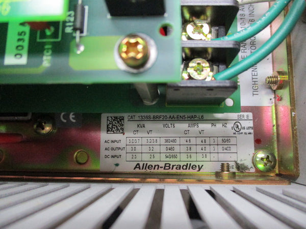 ALLEN BRADLEY 1336S-BRF20-AA-EN5-HAP-L6 SER. E  UNMP