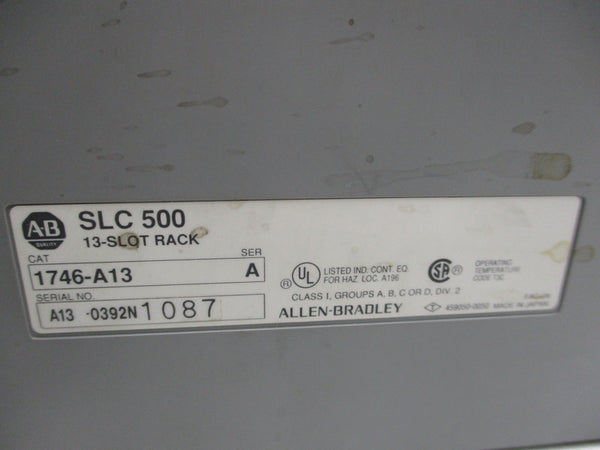 ALLEN BRADLEY 1746-A13 SER. A (AS PICTURED) UNMP