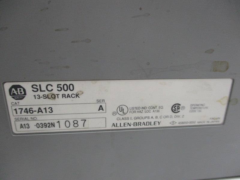 ALLEN BRADLEY 1746-A13 SER. A (AS PICTURED) UNMP