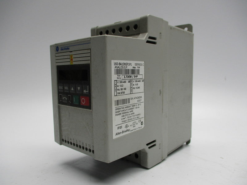 ALLEN BRADLEY 160-BA10NSF1P1 SER. C F/W 7.06 UNMP