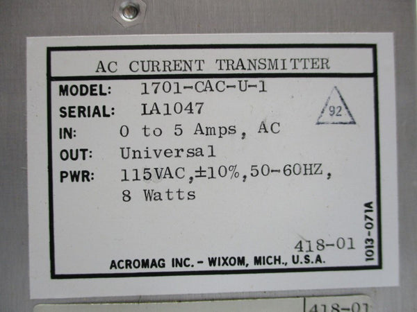 ACROMAG 1701-CAC-U-1 NSNP