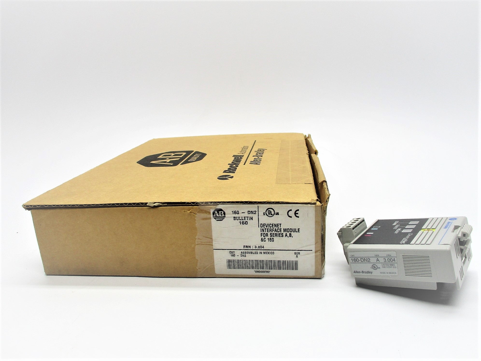 ALLEN BRADLEY 160-DN2 SER. A F/W 3.004 (BR/WH) NSMP