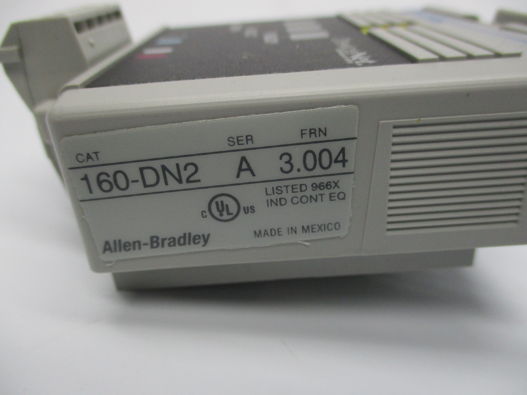 ALLEN BRADLEY 160-DN2 SER. A F/W 3.004 (BR/WH) NSMP