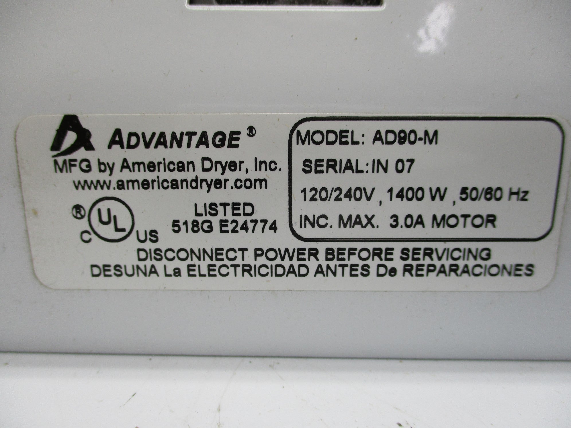ADVANTAGE AD90-M NSMP