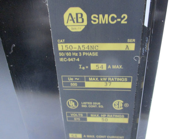 ALLEN BRADLEY 150-A54NC SER. A SMC2 UNMP