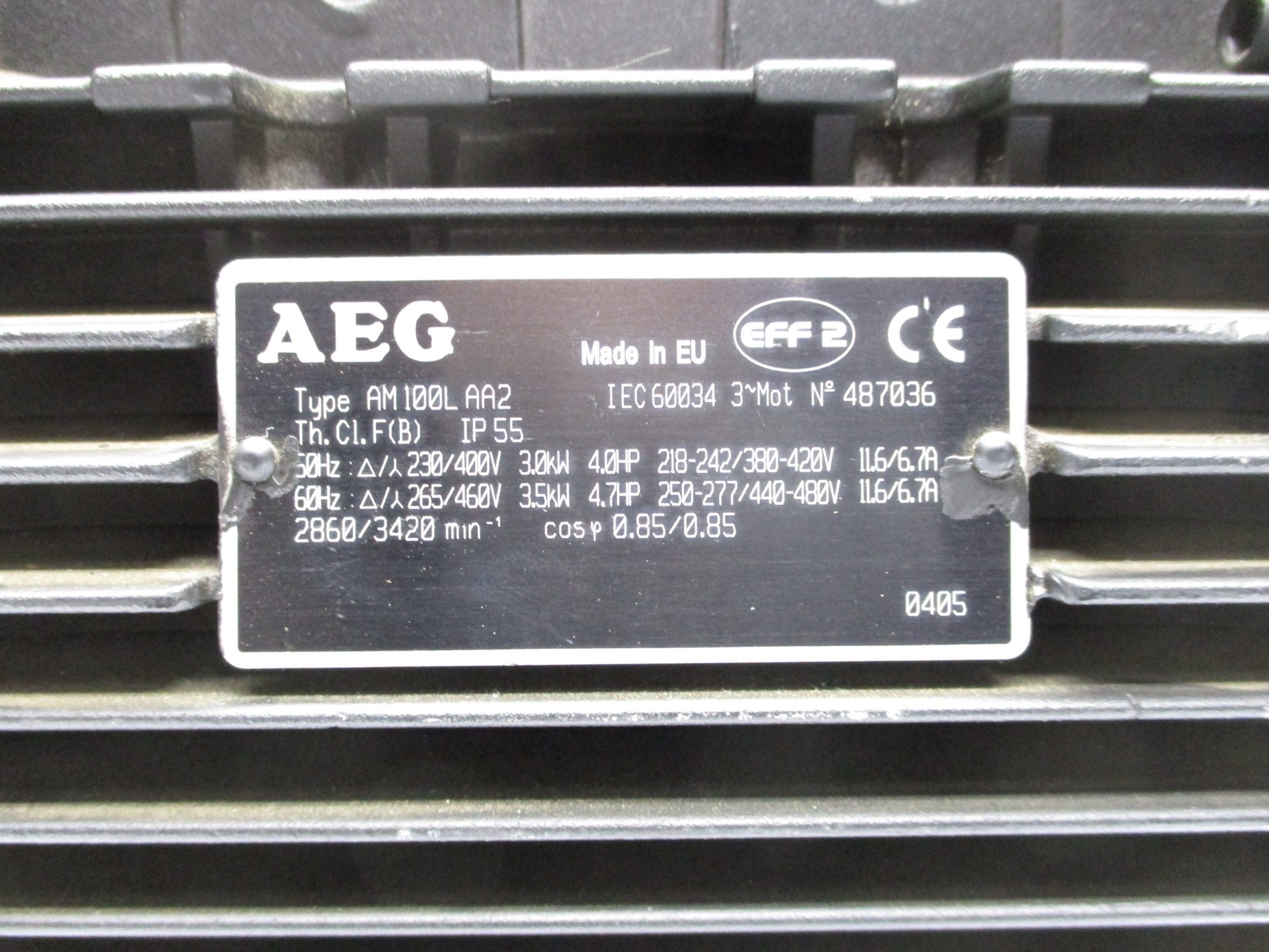 AEG AM100LAA2 IEC60034 NSNP