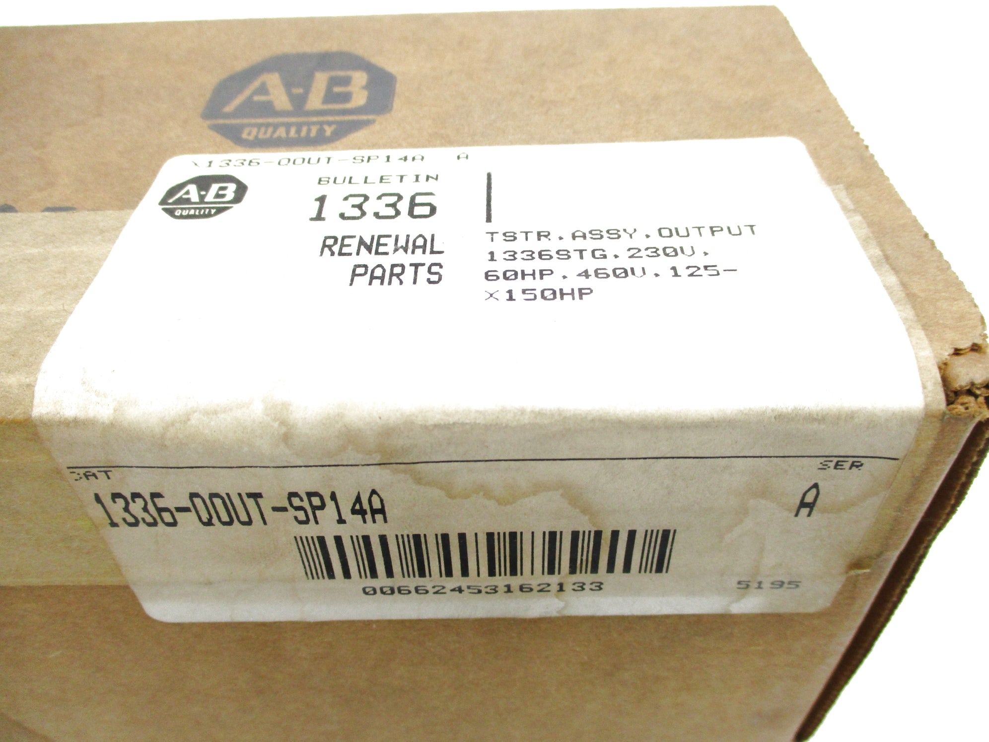 ALLEN BRADLEY 1336-QOUT-SP14A SER. A NSFS