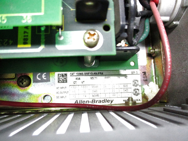 ALLEN BRADLEY 1336S-BRF10-AN-FR4 SER. D (AS PICTURED) UNMP