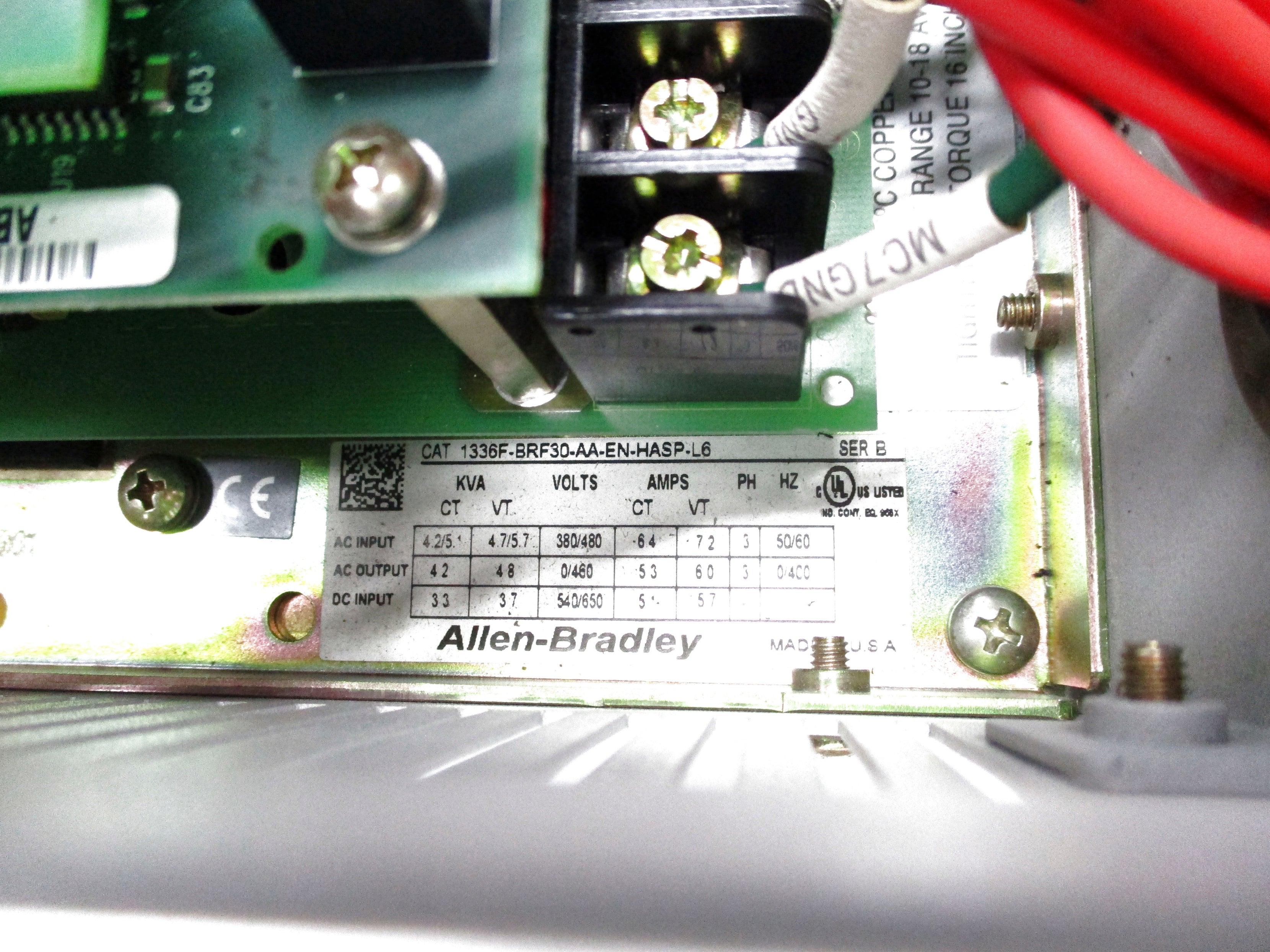 ALLEN BRADLEY 1336F-BRF30-AA-EN-HASP-L6 UNMP