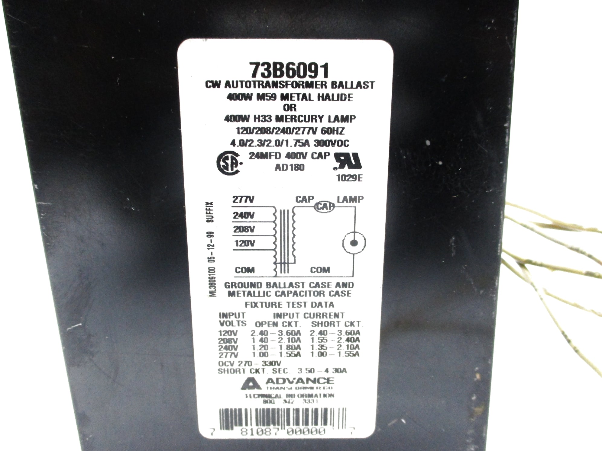 ADVANCE 73B6091 NSNP