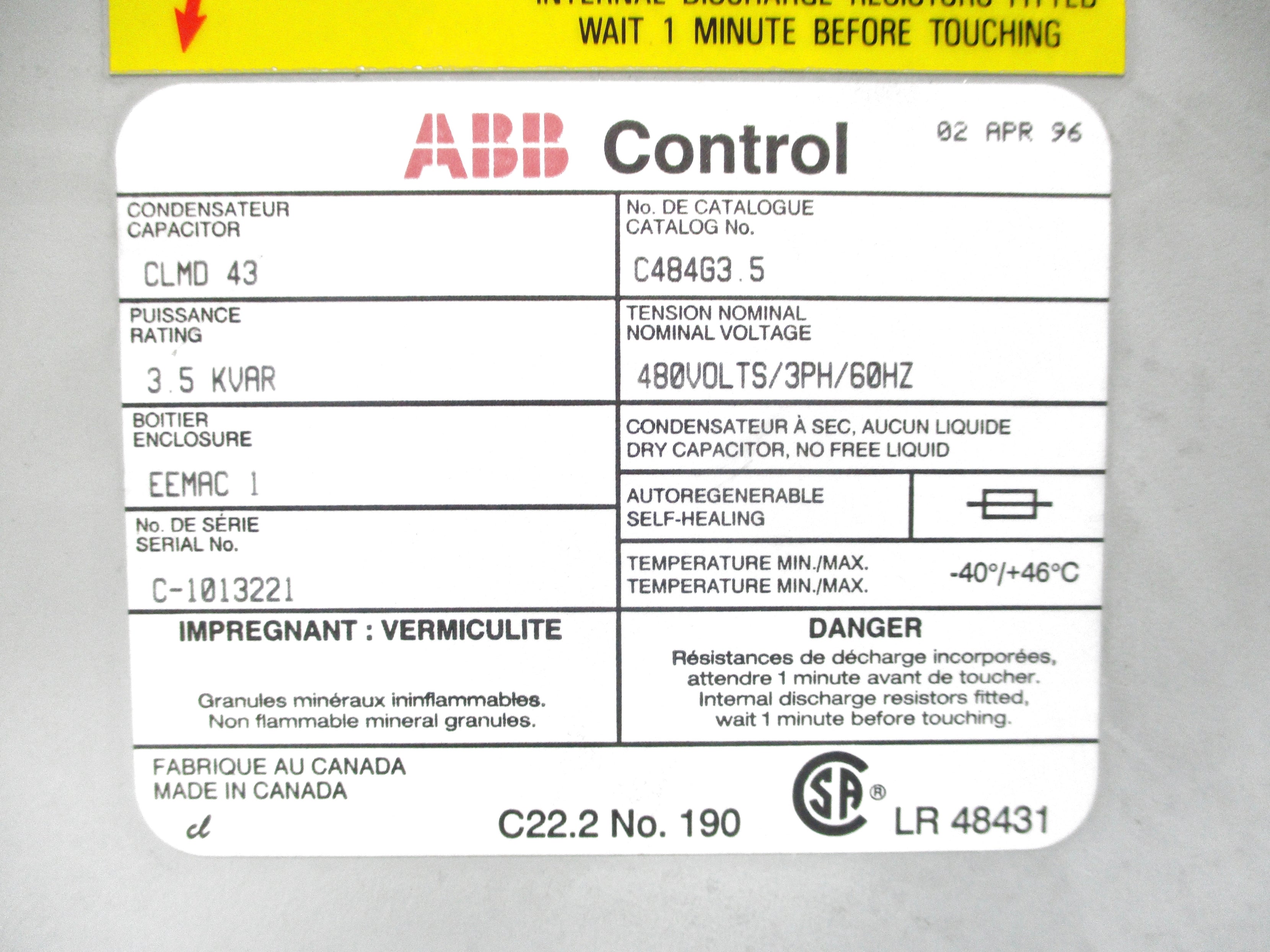ABB C484G3.5 NSMP