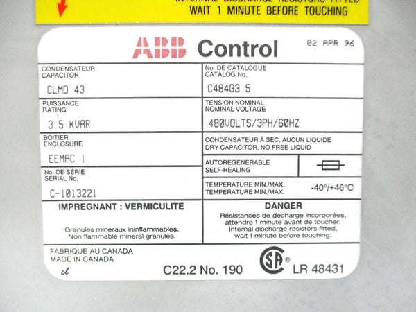 ABB C484G3.5 NSMP