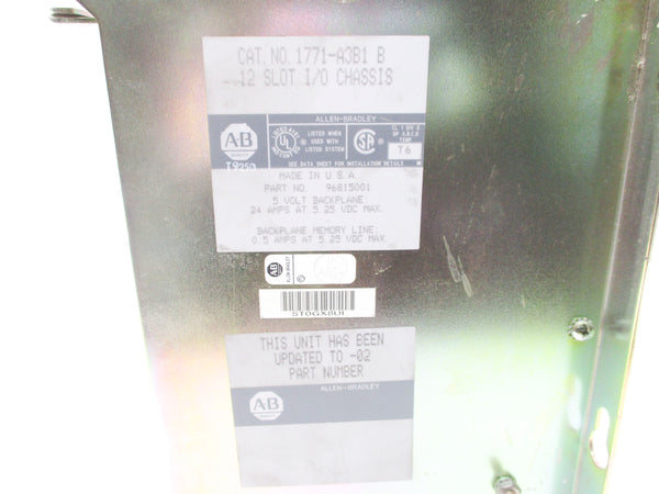 ALLEN BRADLEY 1771-A3B1 SER. B (AS PICTURED) UNMP