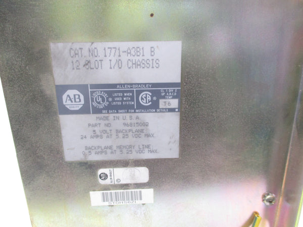 ALLEN BRADLEY 1771-A3B1 SER. B 5.25VDC 24A UNMP