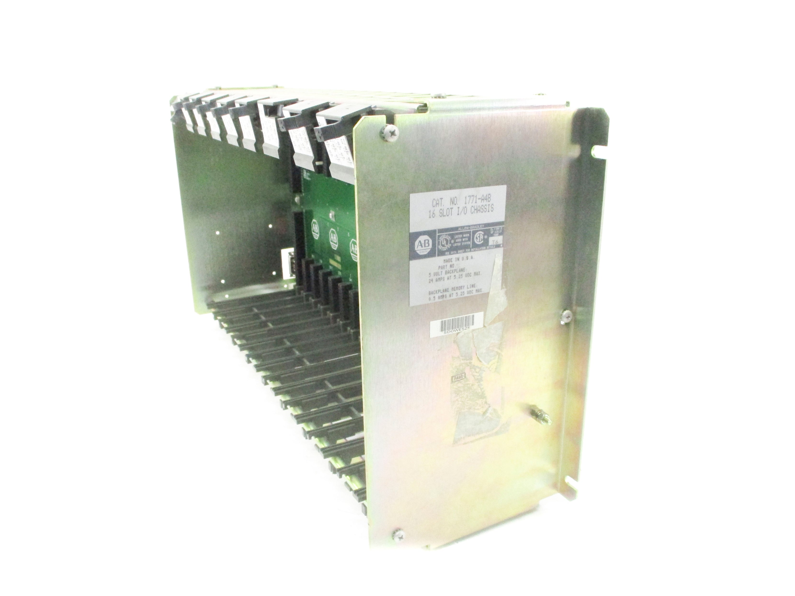 ALLEN BRADLEY 1771-A4B 5.25VDC 16.0A UNMP
