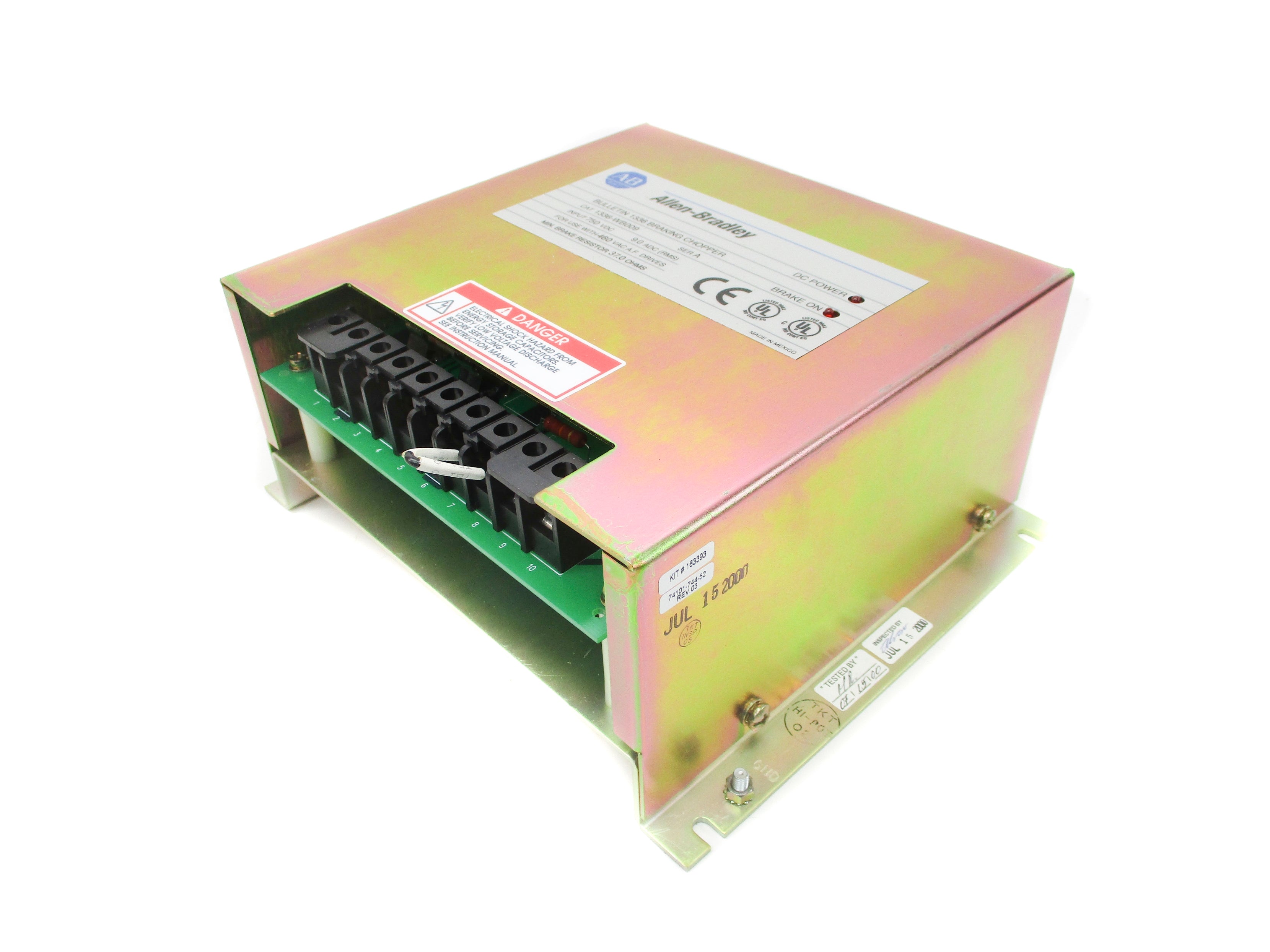 ALLEN BRADLEY 1336-WB009 SER. A 750VDC 9.0A NSMP