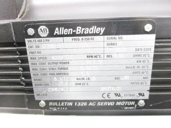ALLEN BRADLEY 1326AB-B430G-M2K4L SER. B UNMP