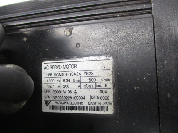 YASKAWA SGMGH-13A2A-YR23 UNMP