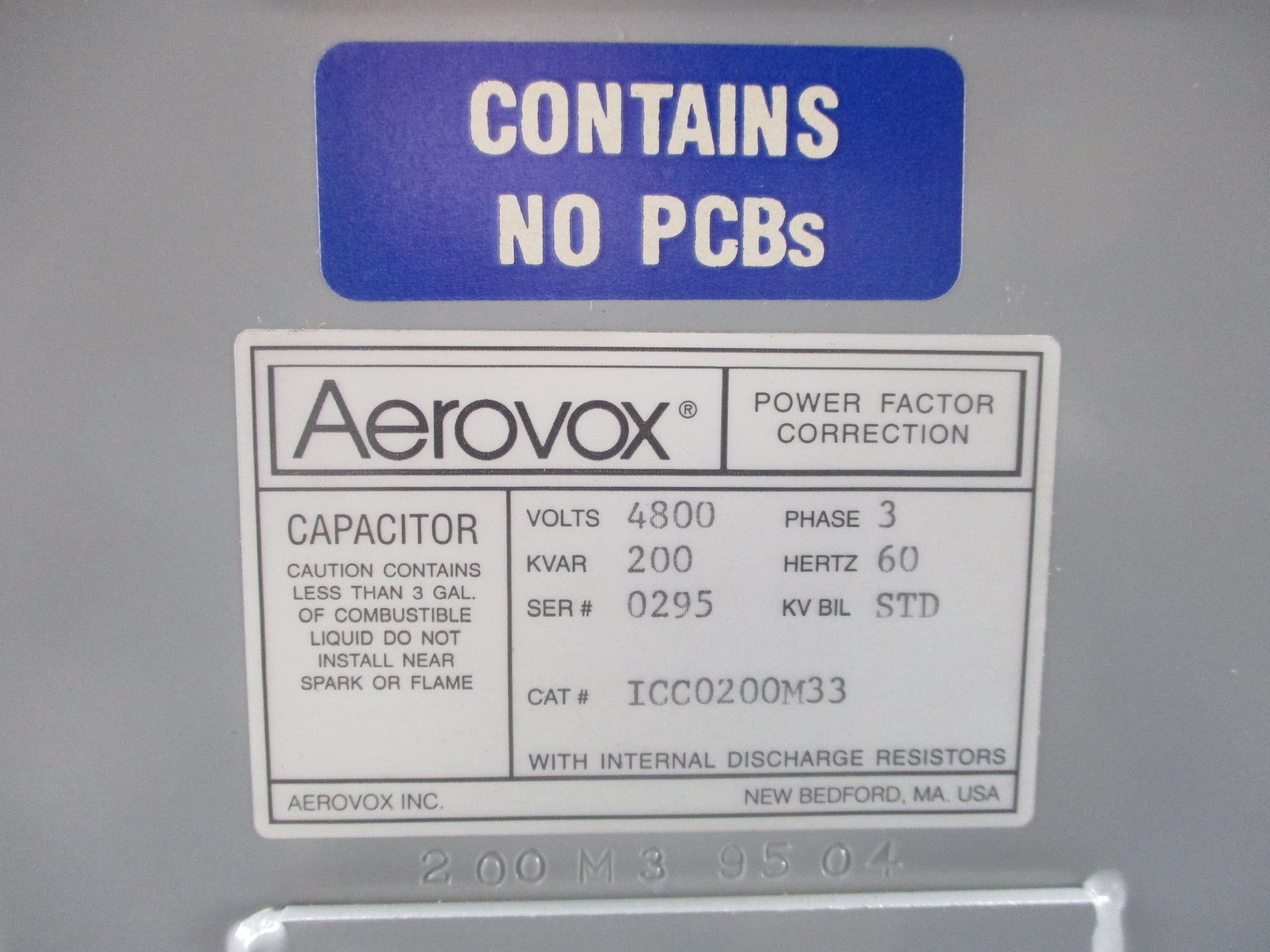 AEROVOX ICC0200M33 NSNP