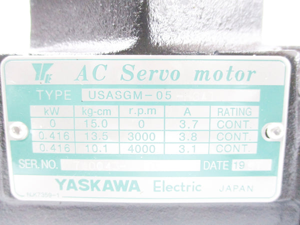 YASKAWA USASGM-05-HGA1 NSMP