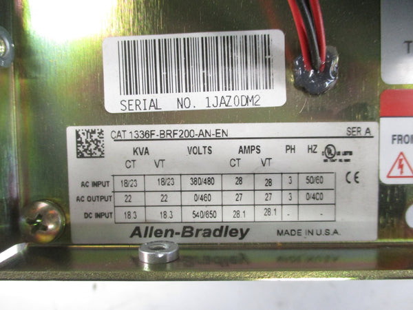 ALLEN BRADLEY 1336F-BRF200-AN-EN SER. A NSNP