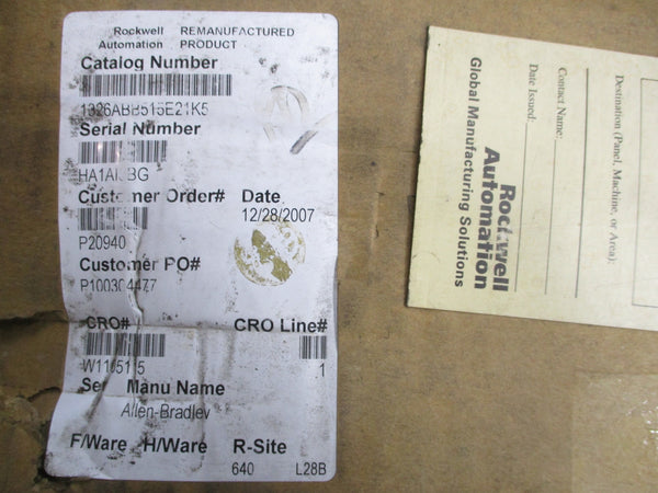 ALLEN BRADLEY 1326AB-B515E-21-K5 SER. C REMAN