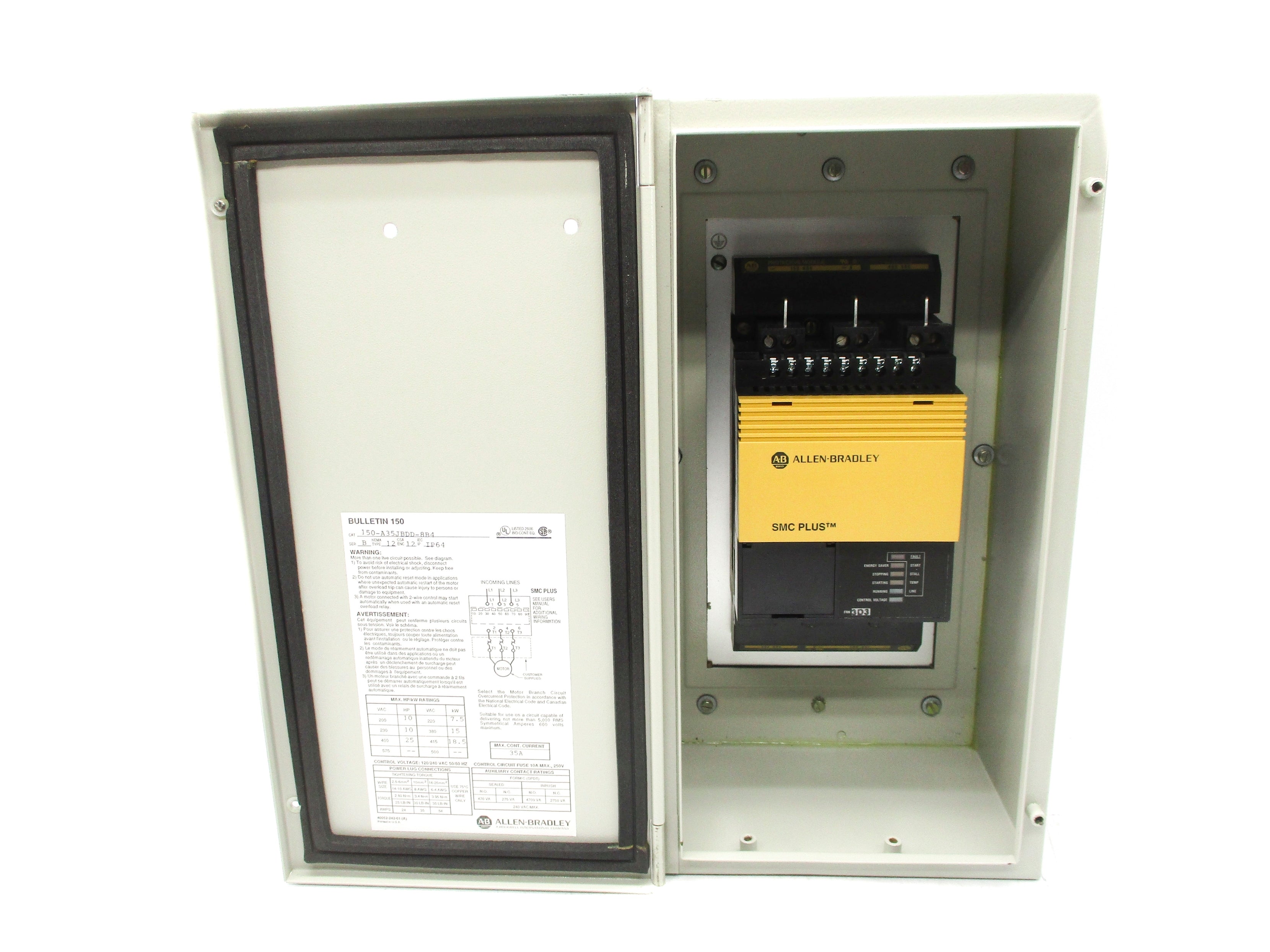 ALLEN BRADLEY 150-A35JBDD-8B4 SER. B (AS PICTURED) NSNP