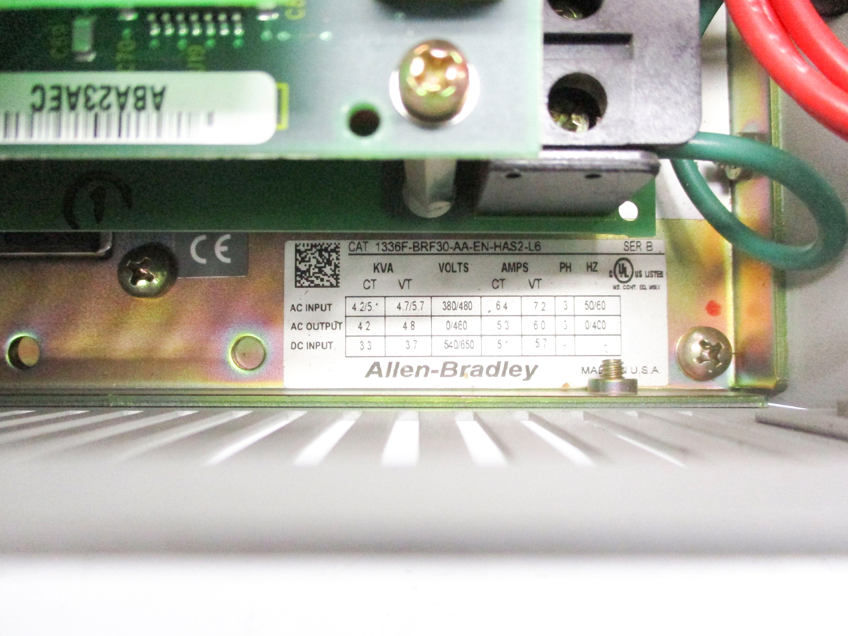 ALLEN BRADLEY 1336F-BRF30-AA-EN-HAS2-L6 SER. B UNMP