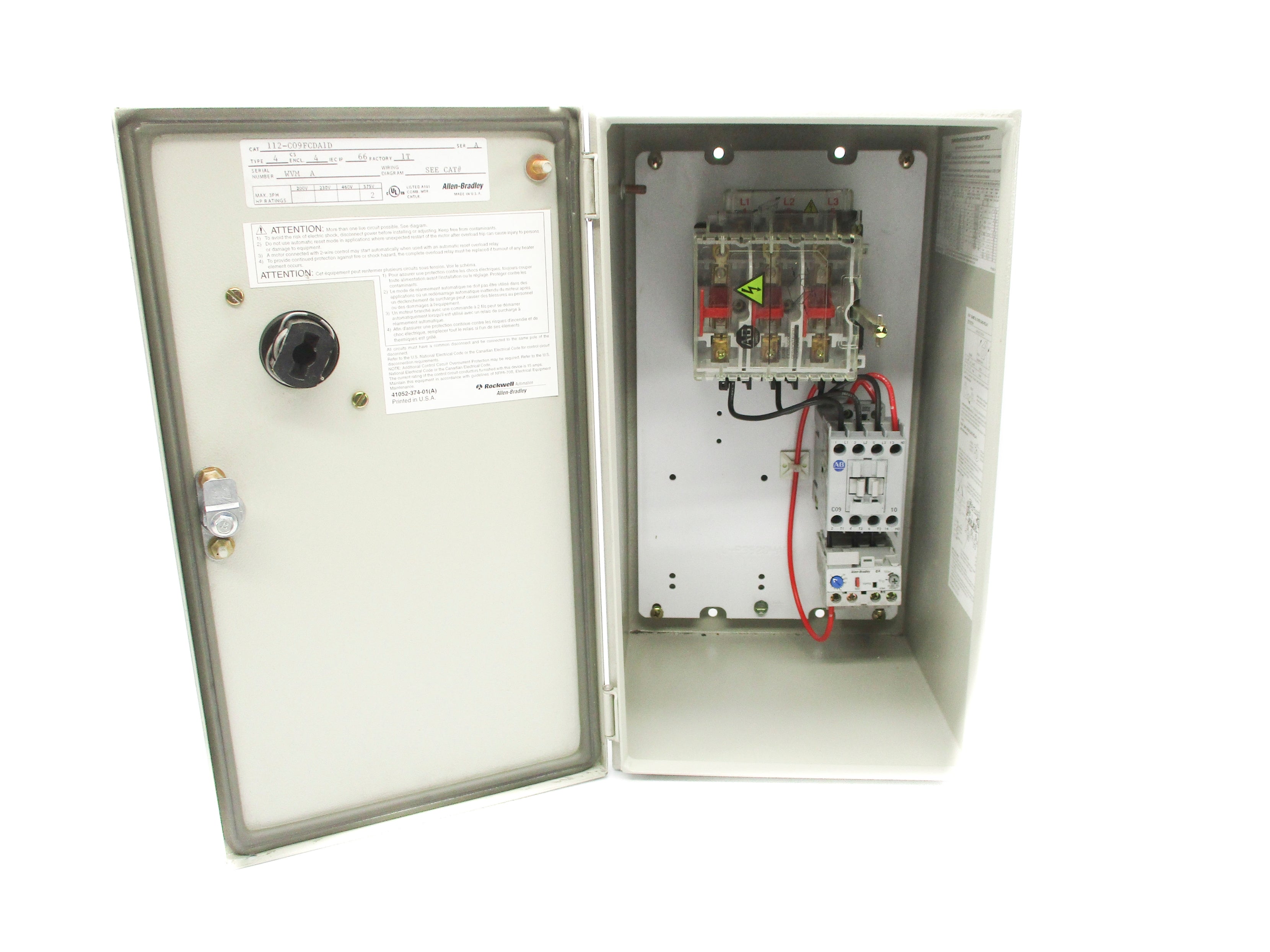 ALLEN BRADLEY 112-C09FCDA1D SER. A UNMP