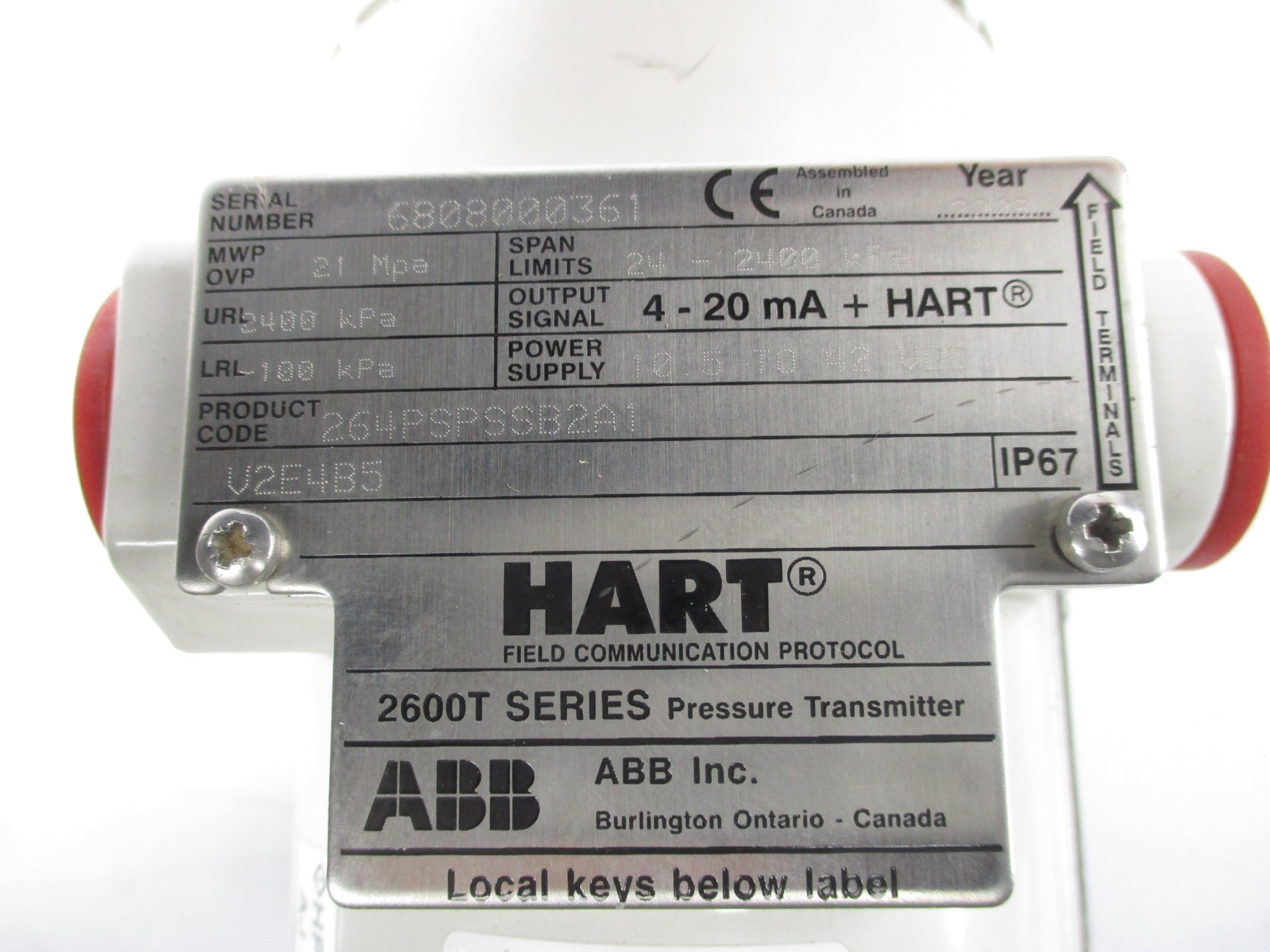 ABB 264PSPSSB2A1 V2E4B5 NSNP