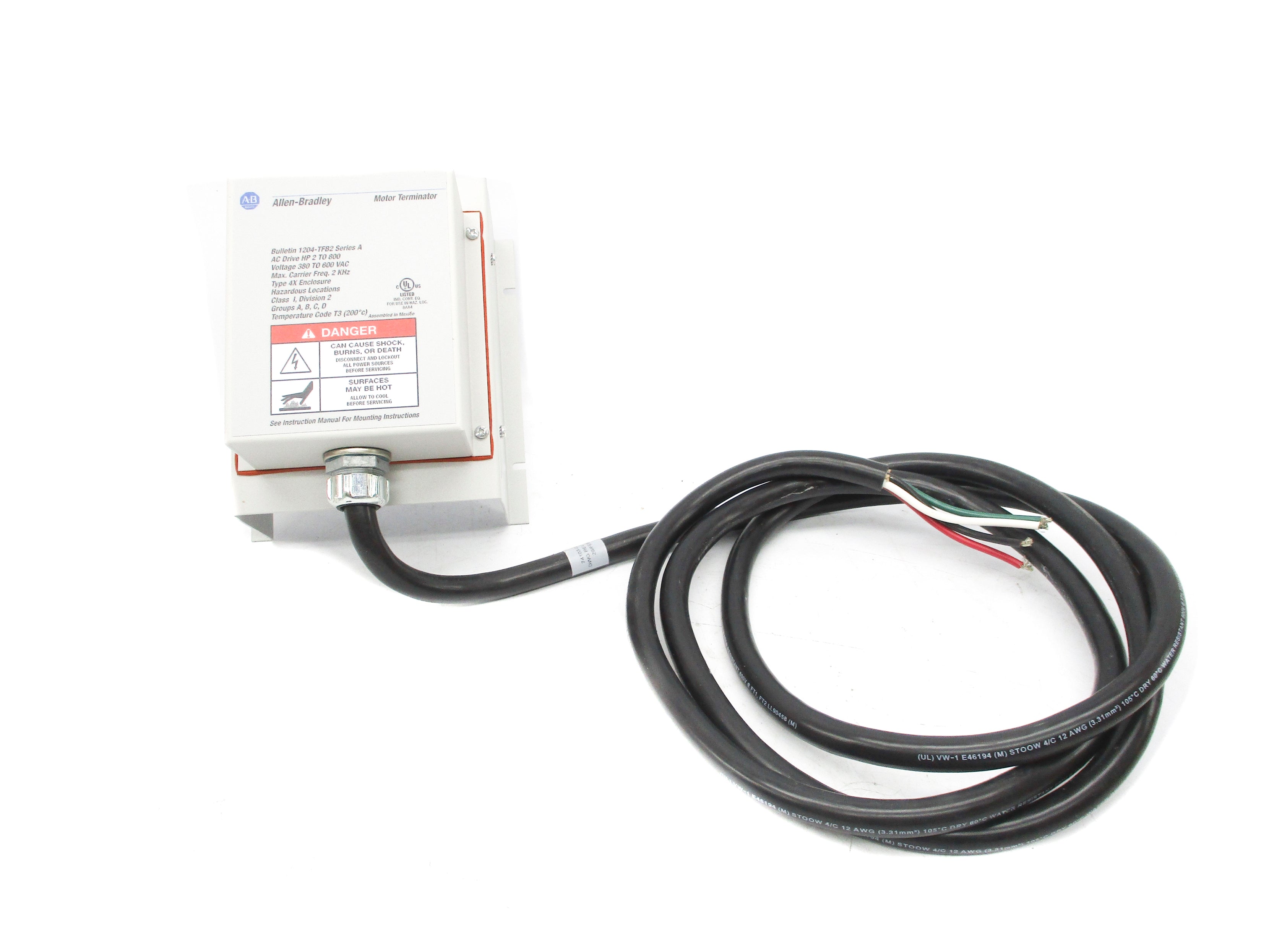 ALLEN BRADLEY 1204-TFB2 SER. A 380-600VAC NSMP