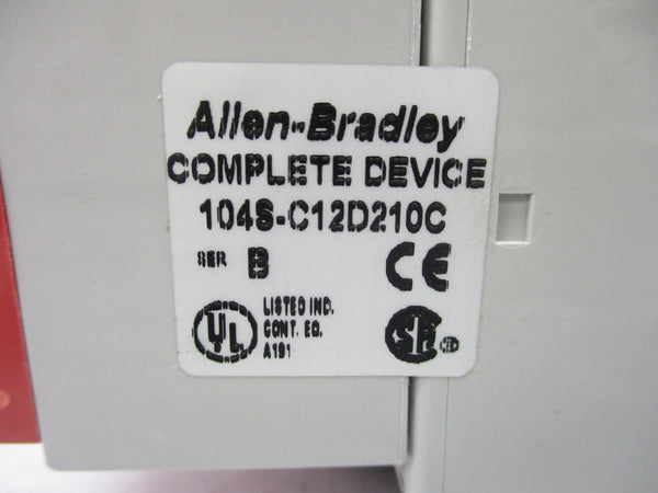 ALLEN BRADLEY 104S-C12D210C SER. B 120V (BR/WH) NSMP
