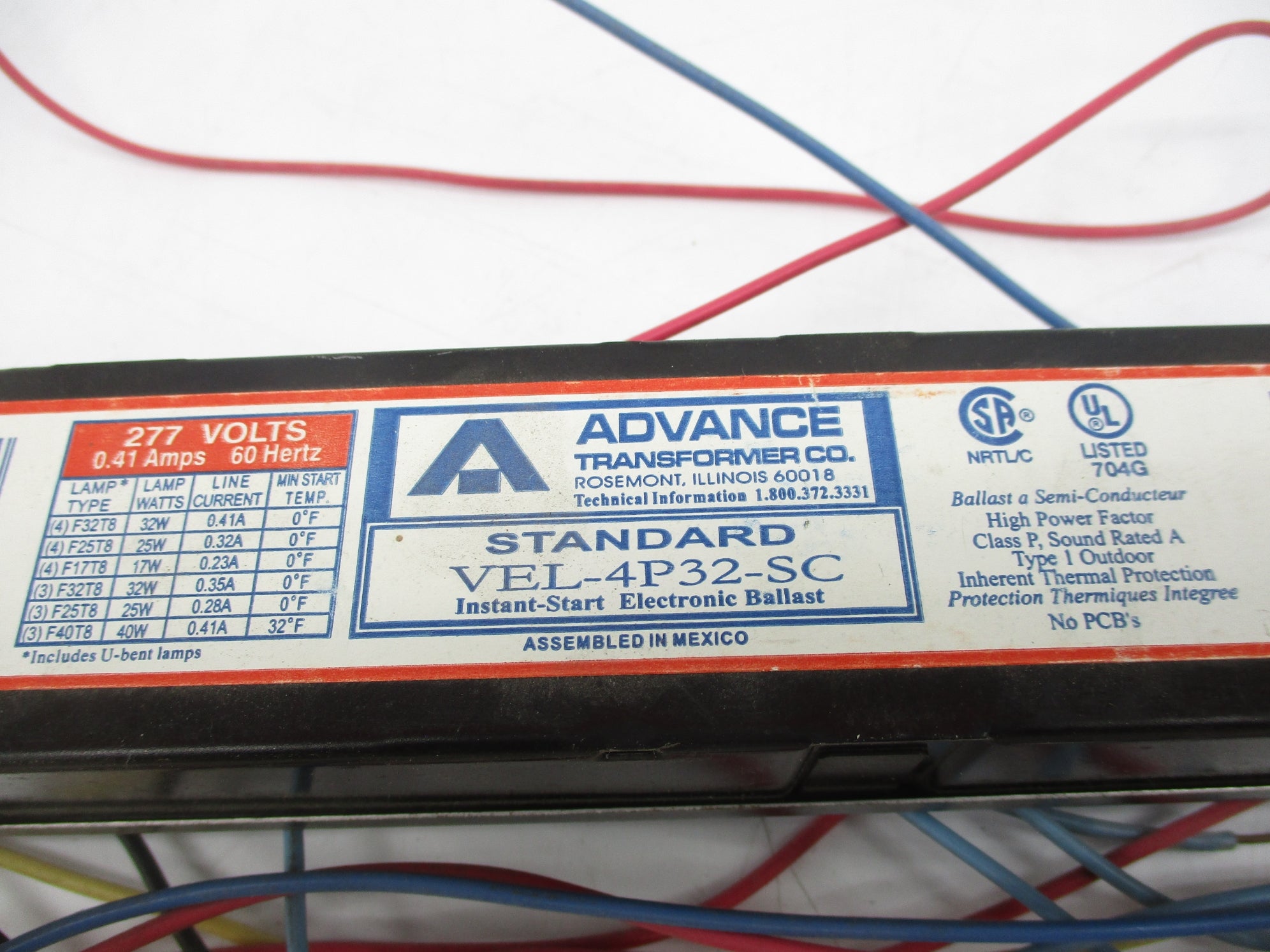 ADVANCE VEL-4P32-SC NSNP