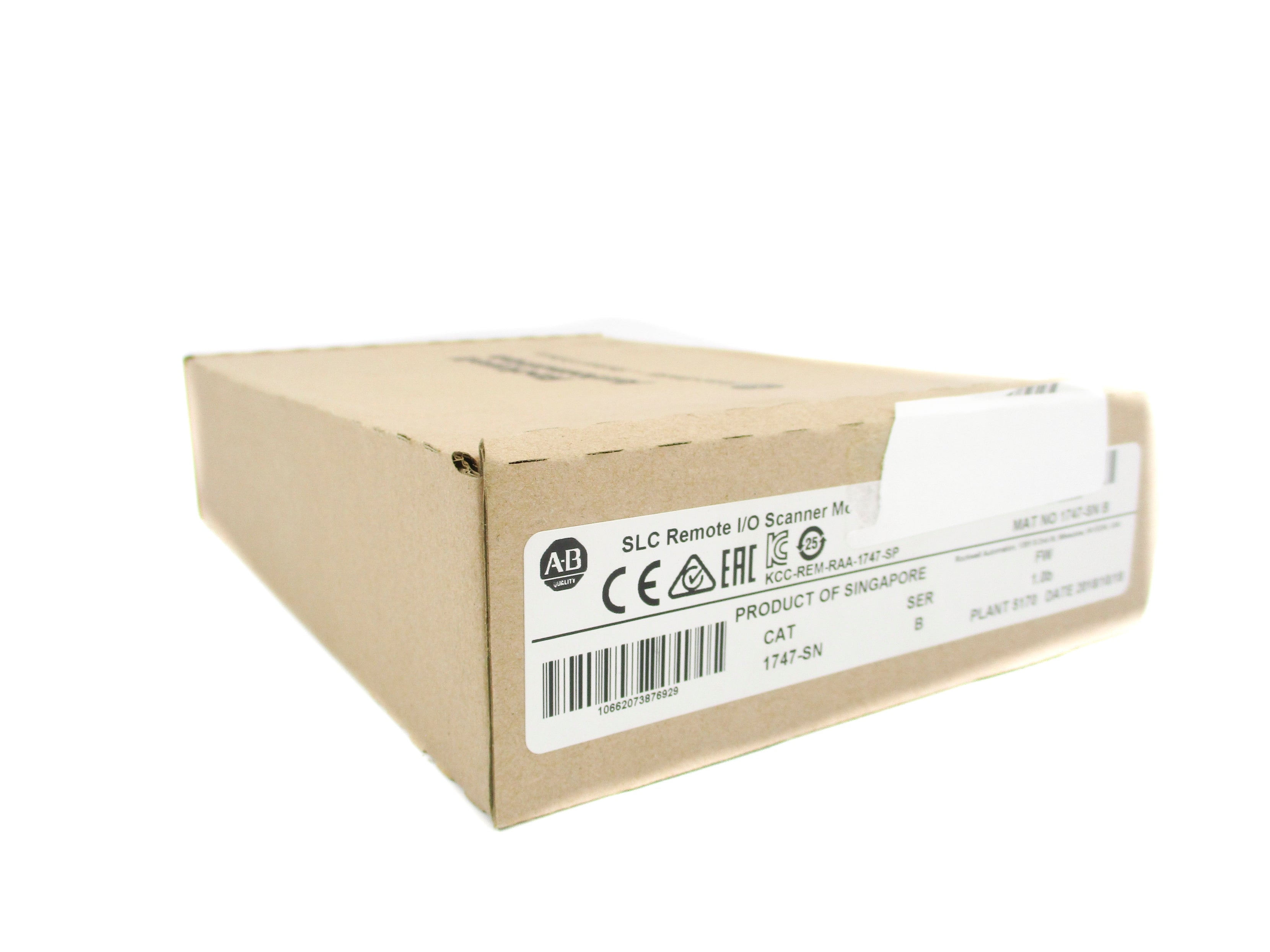 ALLEN BRADLEY 1747-SN SER. B F/W 1.0B DATE: 2018 NSFS