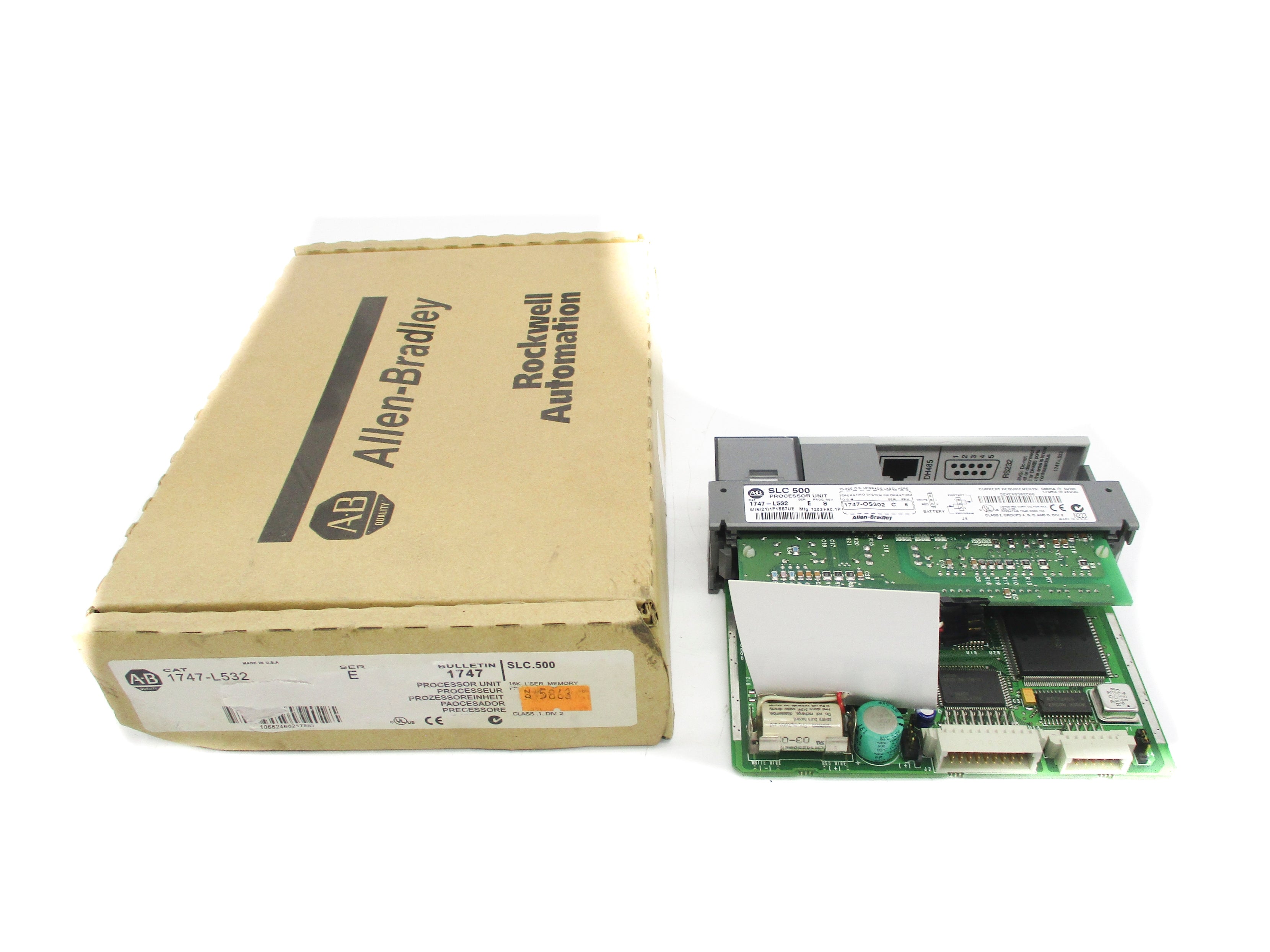 ALLEN BRADLEY 1747-L532 SER. E F/W 6 (NO KEY) NSMP