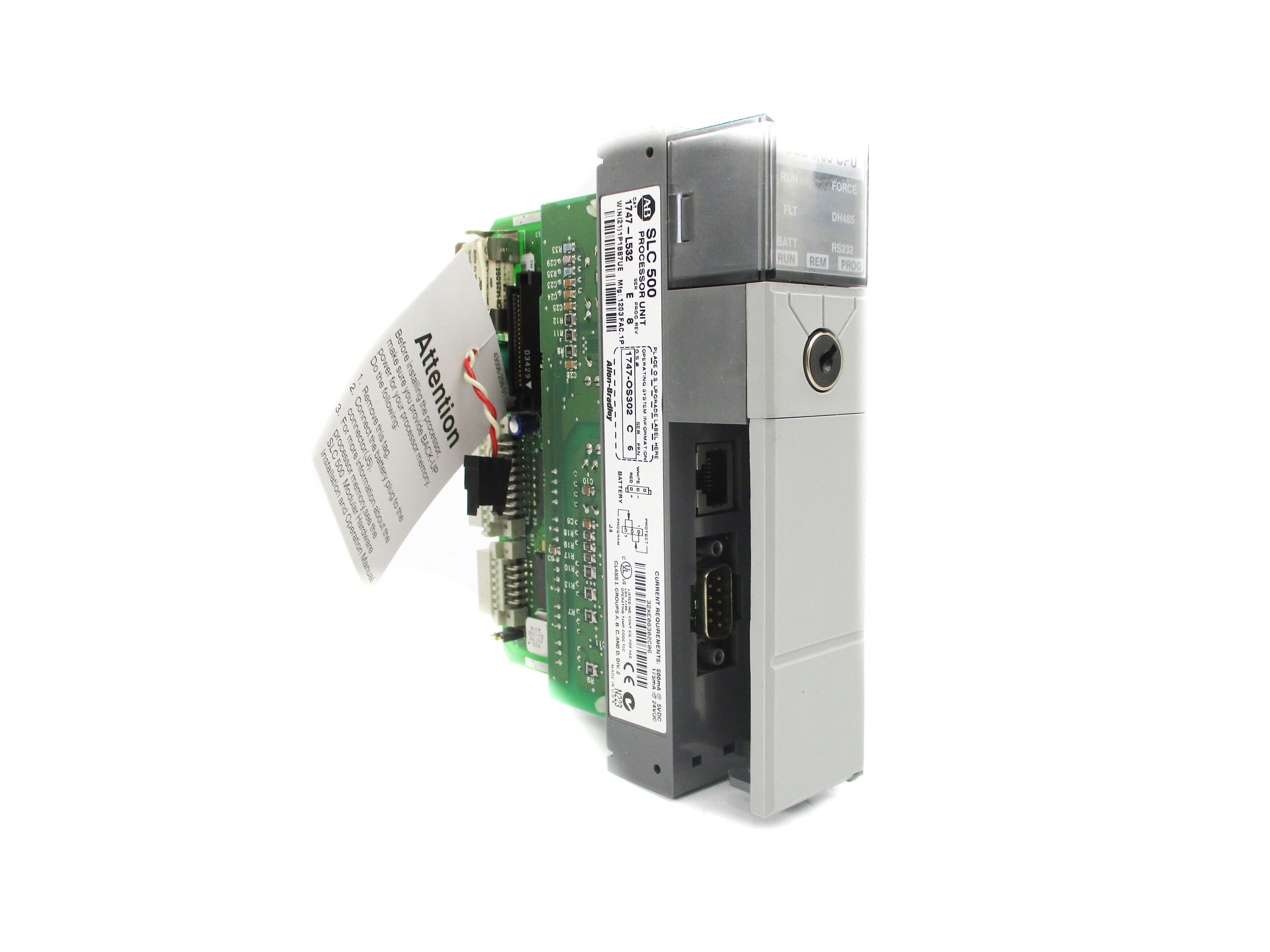 ALLEN BRADLEY 1747-L532 SER. E F/W 6 (NO KEY) NSMP