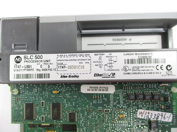 ALLEN BRADLEY 1747-L551 SER. C (NO KEY) REMAN