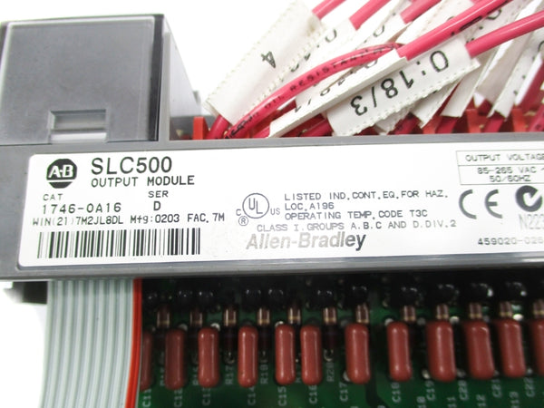 ALLEN BRADLEY 1746-OA16 SER. D (AS PICTURED) UNMP