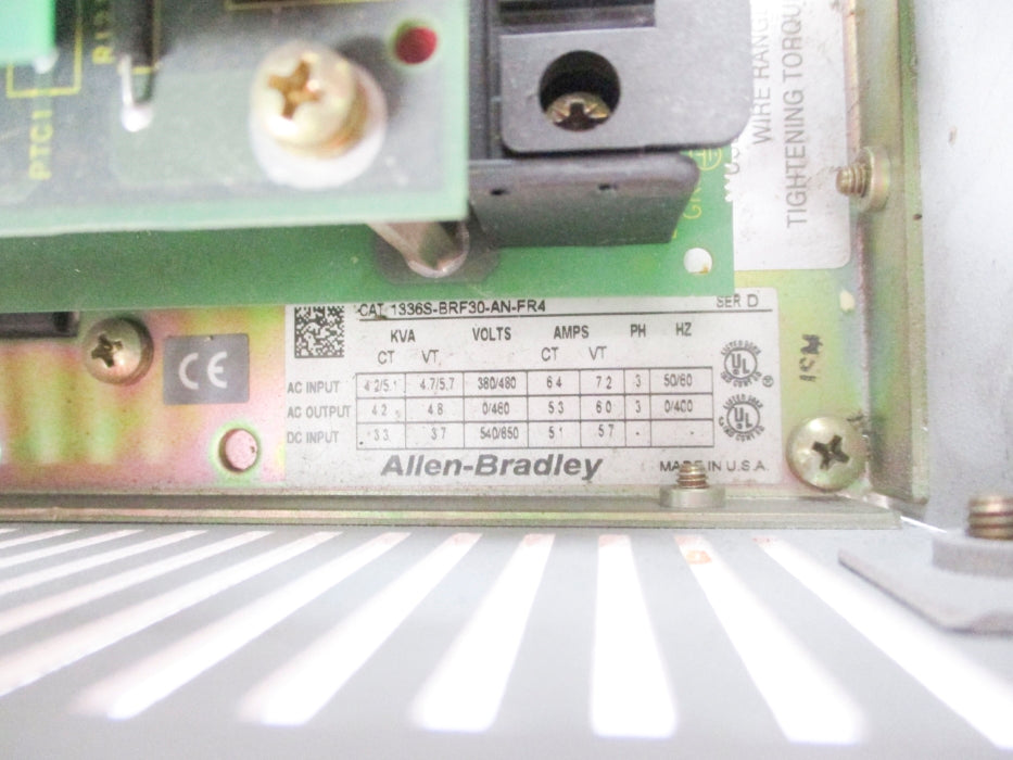 ALLEN BRADLEY 1336S-BRF30-AN-FR4 SER. D (AS PICTURED) UNMP
