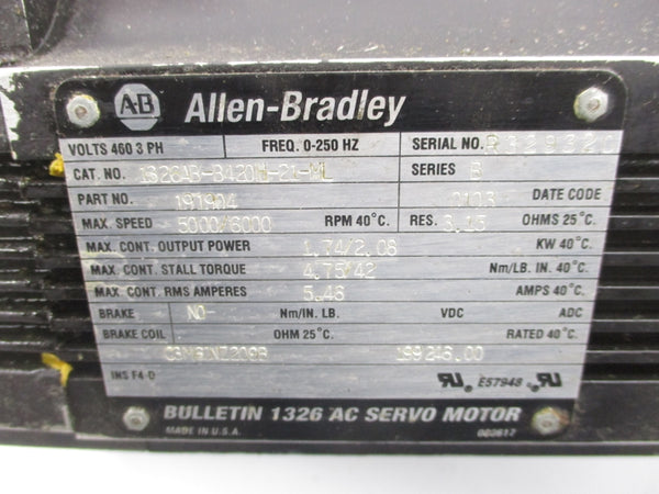ALLEN BRADLEY 1326AB-B420H-21-ML SER. B UNMP