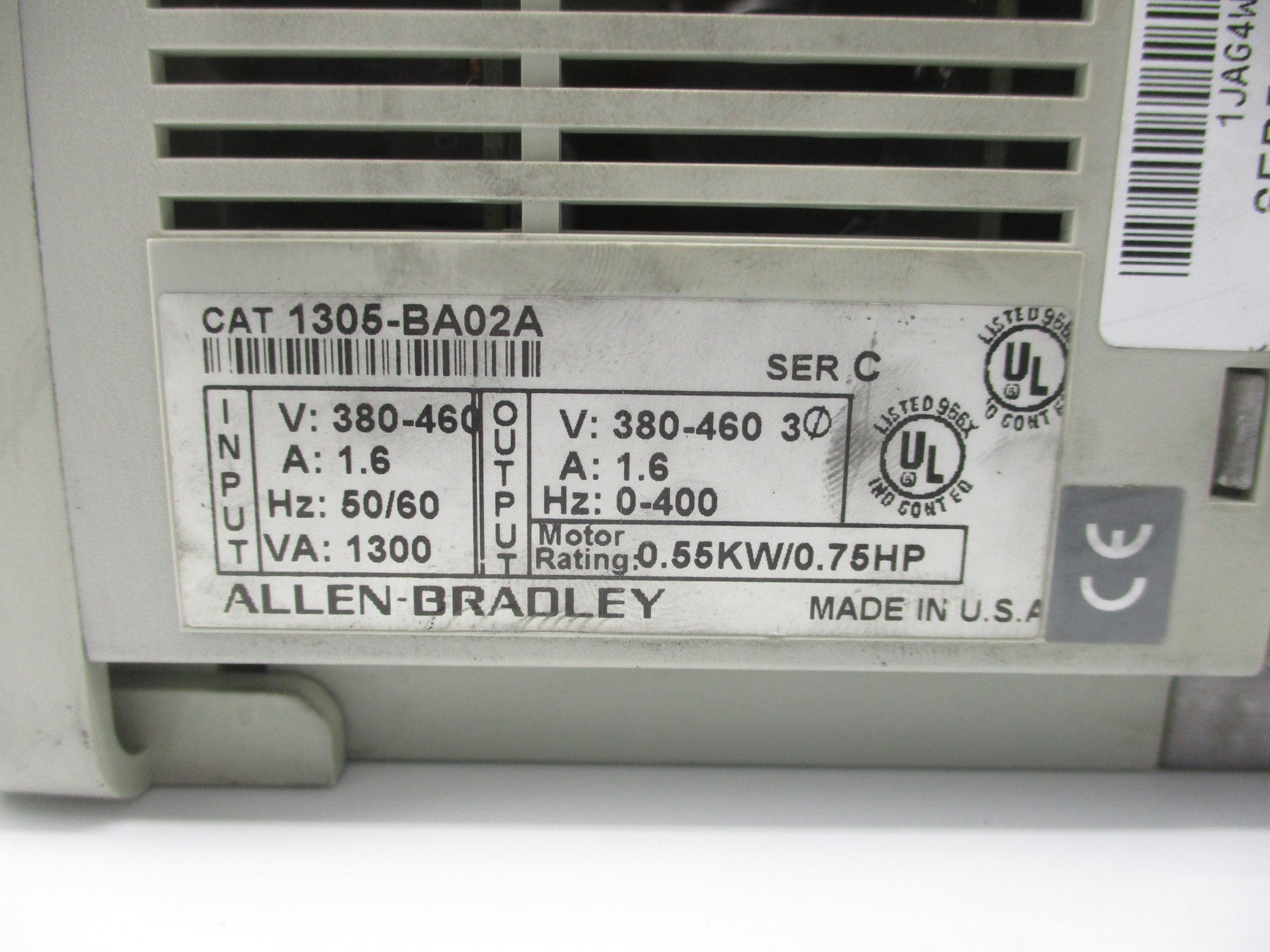 ALLEN BRADLEY 1305-BA02A SER. C UNMP
