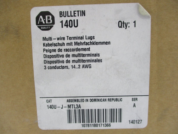 ALLEN BRADLEY 140U-J-MTL3A SER. A (BR/WH) NSMP