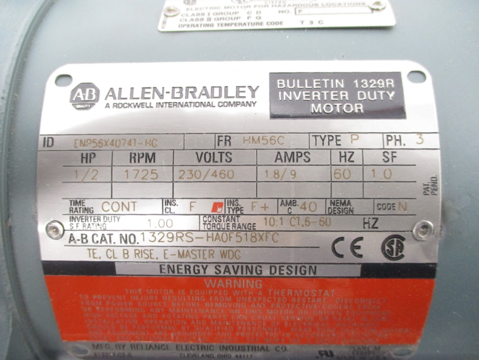 ALLEN BRADLEY 1329RS-HAOF518XFC NSNP