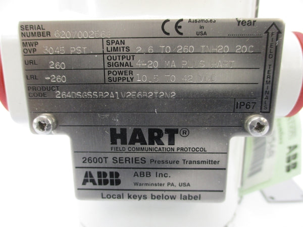 ABB 264DSGSSB2A1V2E6B2T2N2 3045PSI NSNP