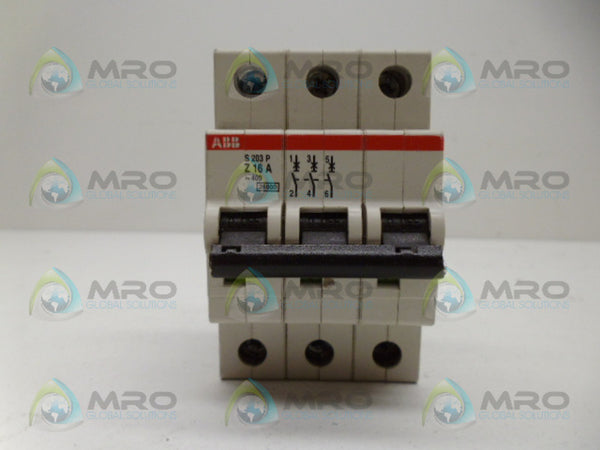 ABB S203P-Z16A CIRCUIT BREAKER NSNP